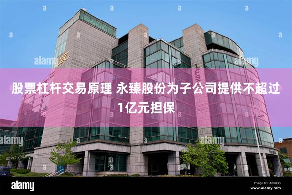 股票杠杆交易原理 永臻股份为子公司提供不超过1亿元担保