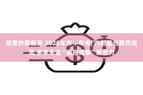 股票炒股配资 2025车市半年考| 内部整合蔚然成风 多家车企“攥指成拳”聚合力